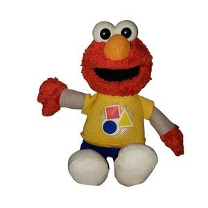 ELMO Hasbro 2010 Sesame Street Talking Rockin' Shapes & Colors Elmo Plush